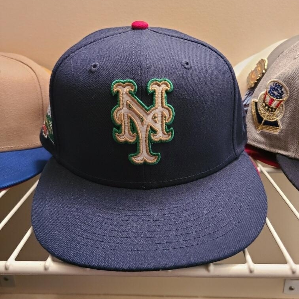 New Era Navy Blue Cap with Embroidered Logo